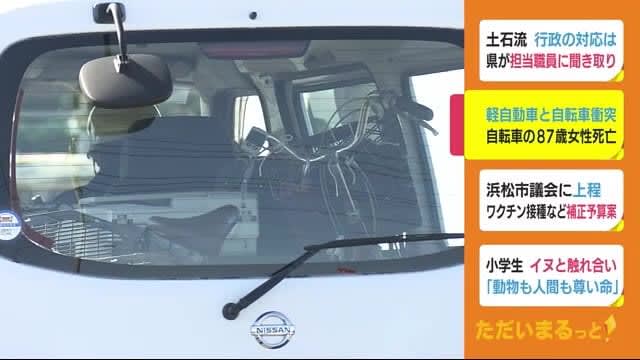 自転車に乗っていた87歳女性死亡 軽自動車と衝突 浜松市 Portalfield News 自転車に乗っていた87歳女性死亡 軽自動車と衝突 浜松市 Portalfield News