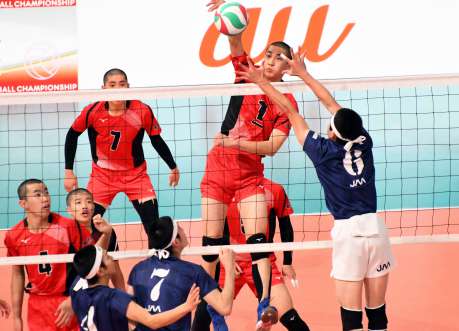 Kawauchi Chamber Of Commerce 8 Not Strong To Japan Airlines 1 2 All Japan High School Volleyball Boys Portalfield News