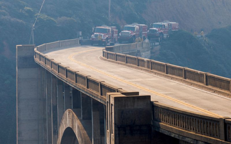 California wildfire triggers evacuations, closes highway 10 origin 1