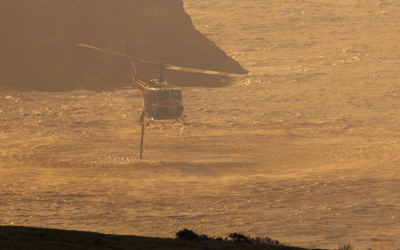 California wildfire triggers evacuations, closes highway 11 origin 1