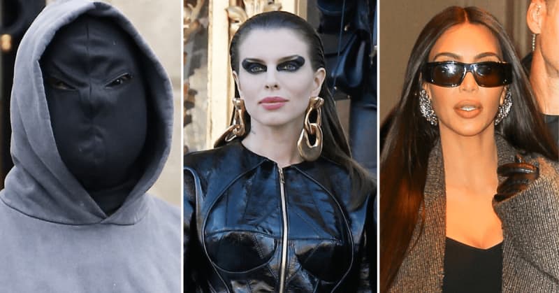 Kanye West Ditches Girlfriend Julia Fox, Rapper Goes Incognito In Bizarre Mask After Confirming Kim Kardashian's 2nd Sex Tape Exists 7 origin 1