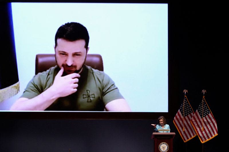 Ukraine President Zelenskiy asks U.S. Congress to help 'protect our skies' 9 origin 1
