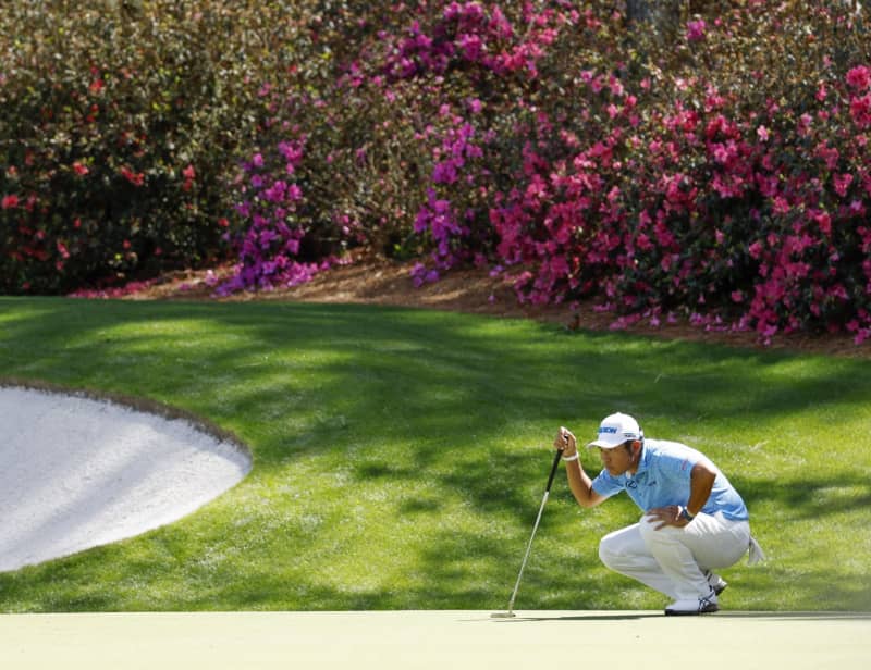 松山英樹72 5打差の19位 マスターズ 復帰のウッズ10位 共同通信