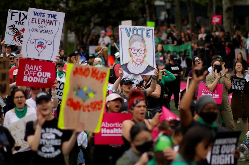 Thousands in U.S. march under 'Ban Off Our Bodies' banner for abortion rights 30 origin 1