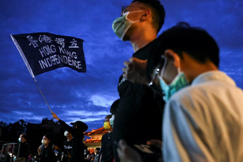 Hundreds gather to mark Tiananmen anniversary in Taiwan 15 origin 1