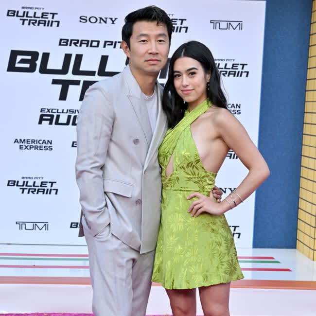 Simu Liu, Jade Bender Enjoy Date Night at Bullet Train Premiere