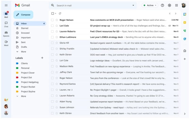 Portaltic.-Gmail hace oficial la nueva interfaz…
