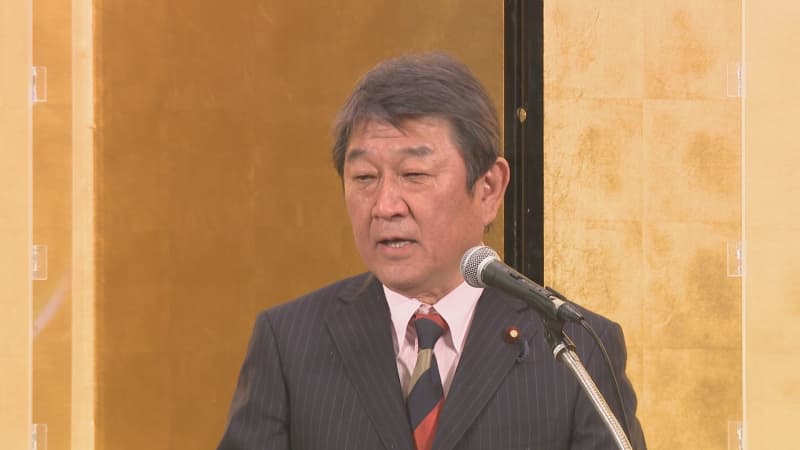 自民党茂木幹事長が来県 「被害者救済新法の早期成立を」旧統一教会について言及