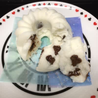 レンジで米粉蒸しパン