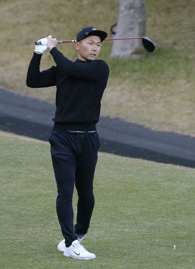 中村晃は2位　選手会納会ゴルフ