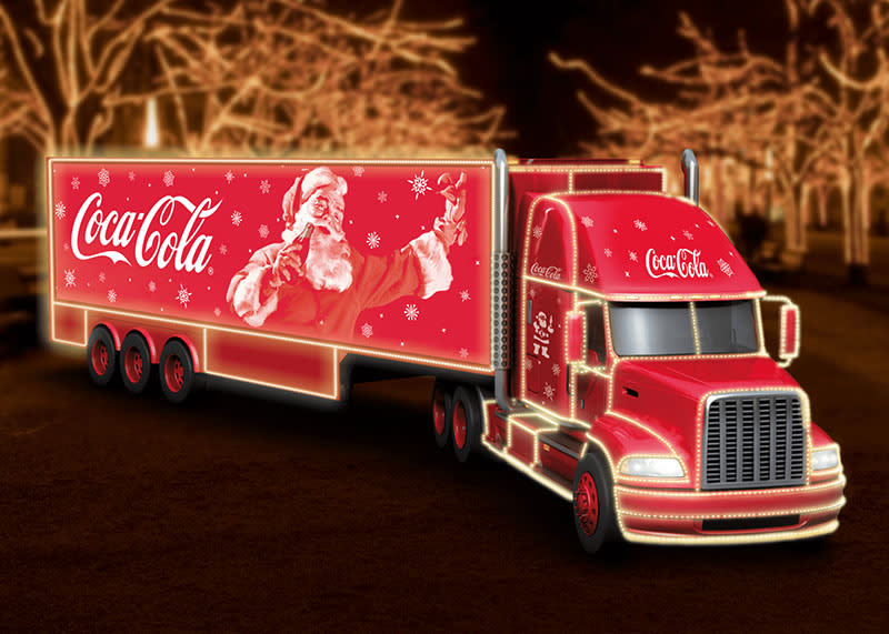 「コカ･コーラ クリスマストラック」がやって来る♪　10・11日、滝沢