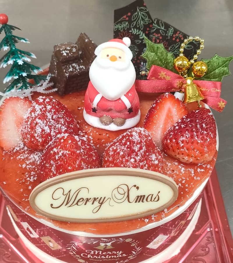 [Nara Christmas Cake 2022 | Akifusa | Kashiba City] Sweet and sour strawberry cheesecake
