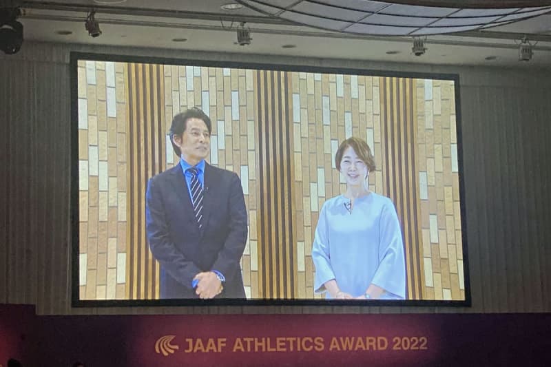 織田裕二　陸上は〝シンプル・イズ・ディープ〟中井美穂と陸連アワード「特別賞」受賞