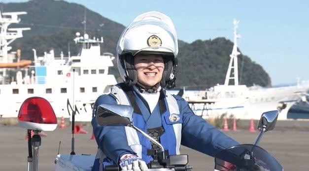富士山女子駅伝の先導白バイ隊員は地元出身　熟知した高校時代の通学路で選手の安全守る