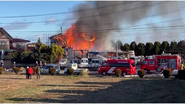 ⚡ ｜ [Breaking news] Fire at a used car sales company in flames Miyagi / Yamamoto Town <Miyagi>