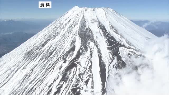 富士山で男性発見　警察の遭難救助隊が捜索続ける　年末から行方不明の男性か　静岡県警