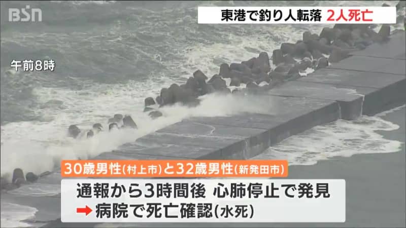 「防波堤には波と風で近づけない」通報後に連絡途絶え…新潟東港で釣り人2人海に転落し死亡　当時の…