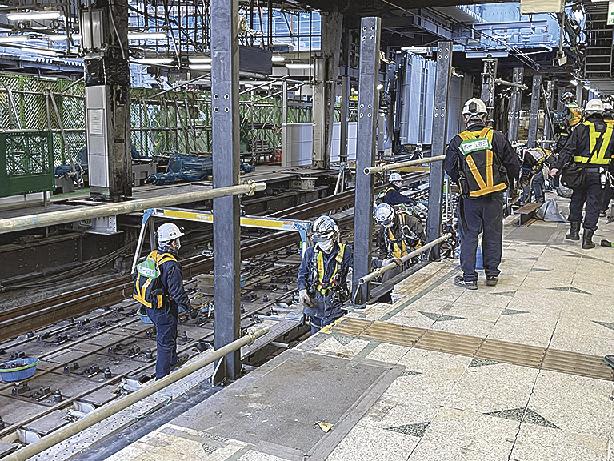 ＪＲ東日本／山手線渋谷駅の内・外回りホーム一体化、総勢４０００人が作業従事