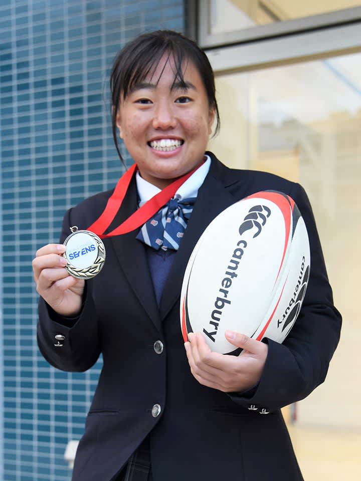 女子7人制ラグビーで五輪メダルを　ハンドボールから転向、世界レベル技術持つ岐阜第一高・水野選手