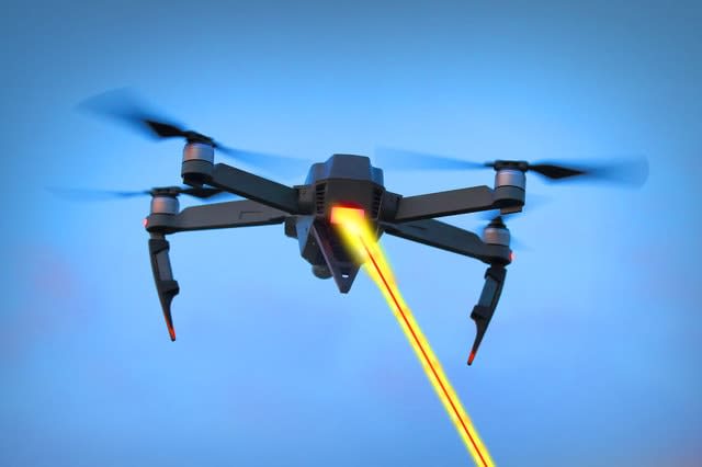 Drone that keeps flying with laser power from the ground, developed by Chinese researchers