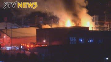 ⚡｜【速報】北海道・釧路市で建物炎上中