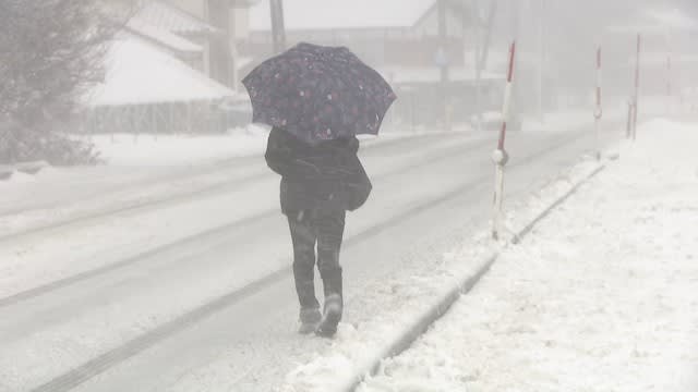 岡山県北では猛吹雪　最強寒気で「食材買いだめ」も　スキー場では「恵みの雪」