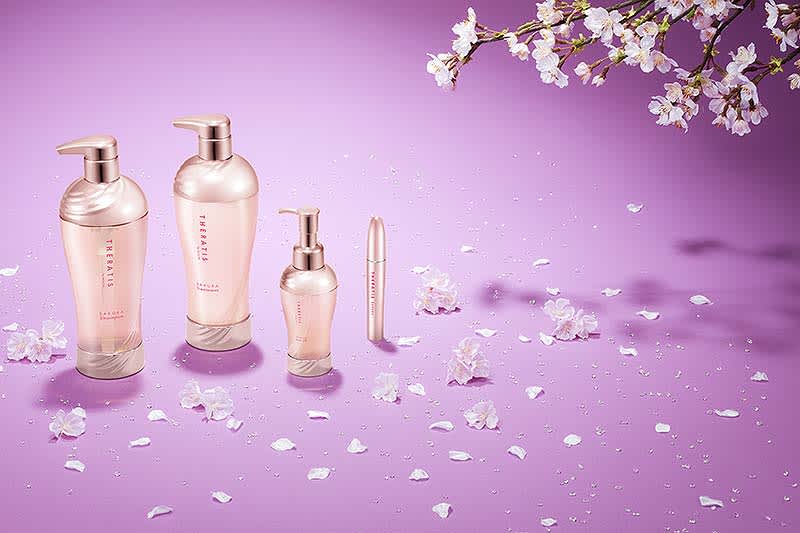 Ceratisu & honey Diane…Catch spring one step ahead with 5 selections of the latest hair care items with the scent of cherry blossoms…