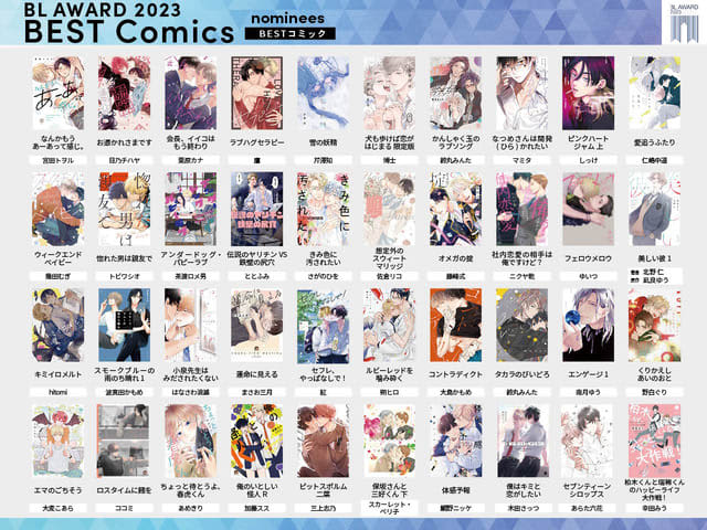 ファンが選ぶ至高のBLは…？ 年に一度の祭典「BLアワード2023」ノミネート作品発表＆投票開始