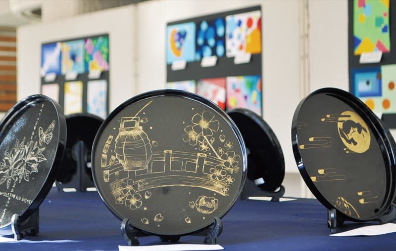 銀河アリーナ×弥栄中 空き部屋にアートを 生徒の作品を展示　相模原市中央区