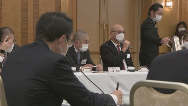 中小企業経営者と香川県知事が意見交換　「人材の確保」の支援など求める