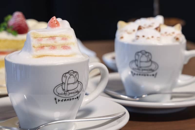 [New store] Nara Prefecture's first! A shop where you can enjoy 3D latte art and souffle pancake｜toichi pancake…