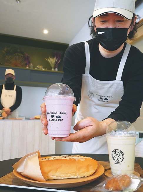 カフェから国産麦の魅力発信　福岡にオープン、農福連携も　米麦改良協会