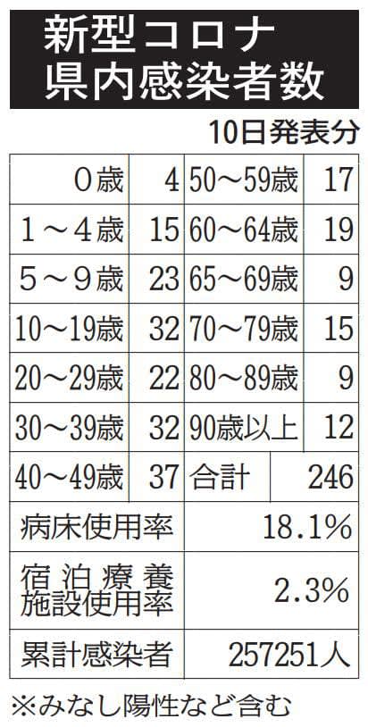 佐賀県で246人感染確認　新型コロナ