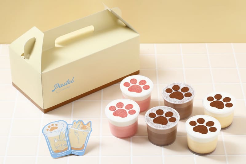 Pastel x Neko Neko Special Collaboration!Popular baked confectionery "Nyamelaka pudding" i ...