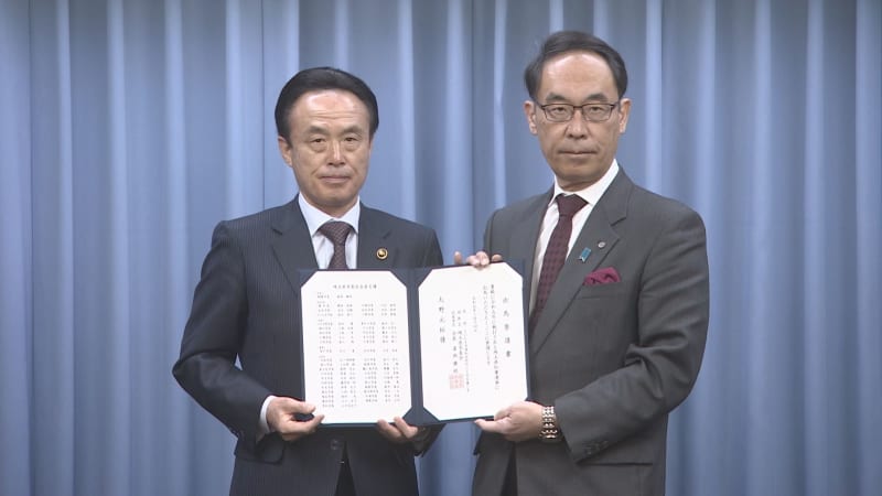 Prefectural Mayors Association asks Governor Ohno to run for office / Saitama Prefecture
