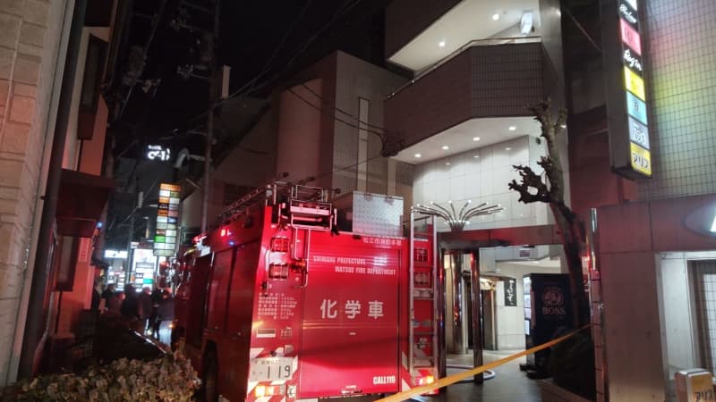 ⚡｜【速報】繁華街の雑居ビルで火災発生　島根・松江市