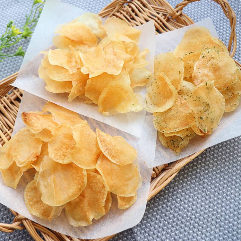 簡単ポテトチップスのレシピ【パリパリにするコツ】