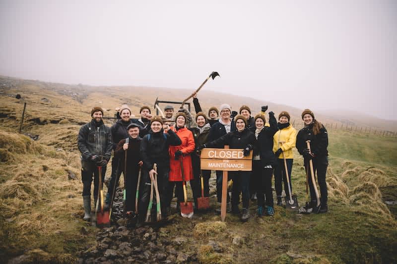 Faroe Islands Sustainable Tourism Strategy Hosting 100 Volunteer Tourists to Rehabilitate Tourist Sites