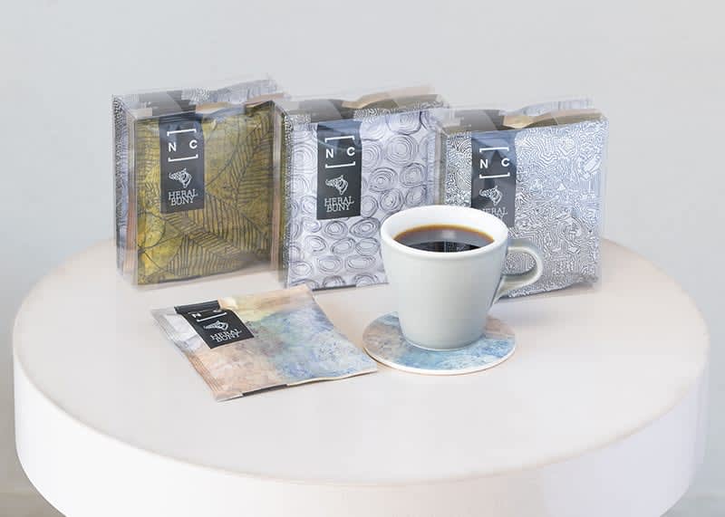 Nagasawa COFFEE×HERALBONY　コーヒータイムを彩るドリップバッグ、コース…