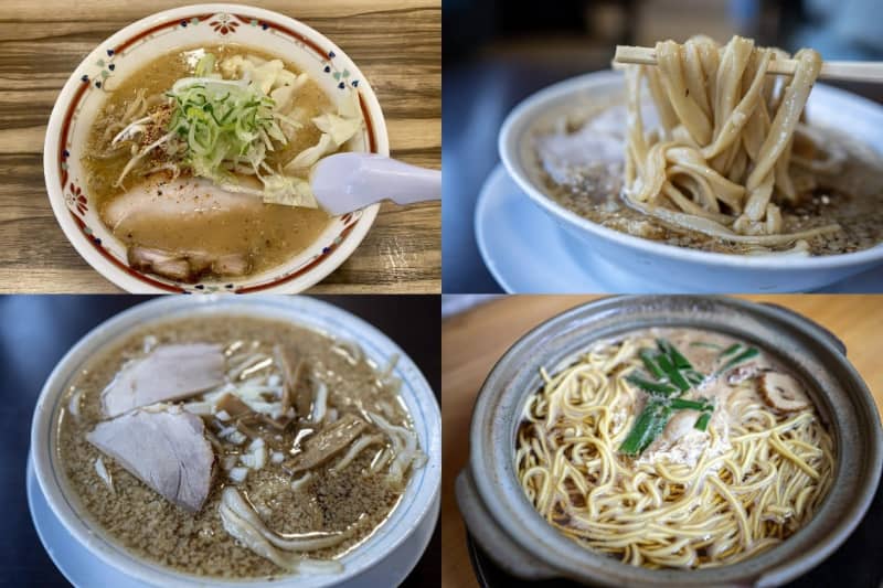 Three houses that appeared in the Kenmin SHOW!Local ramen loved in Hokkaido, Niigata and Kochi
