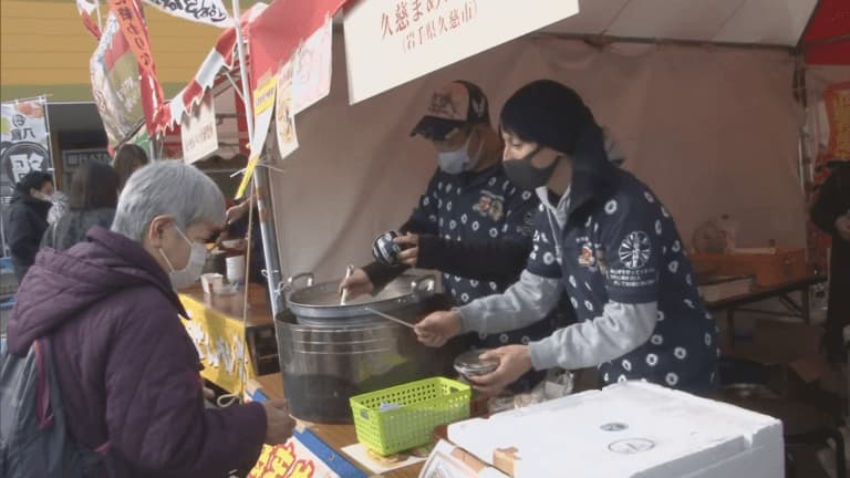 青森県産アンコウを特製みそで味付けした鍋など出店　八戸市で「鍋フェス」