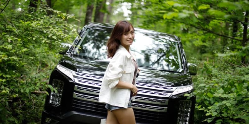 美女の乗るクルマ Scene 14 三菱 デリカd 5 引地裕美 美女の乗るクルマ Scene 14 三菱 デリカd 5 引地裕美