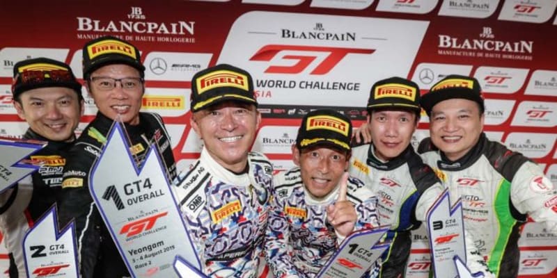 ブランパンGTアジア：BMW駆る木下隆之＆砂子塾長、韓国で戴冠。GT3チーム王者も最終戦前に決定