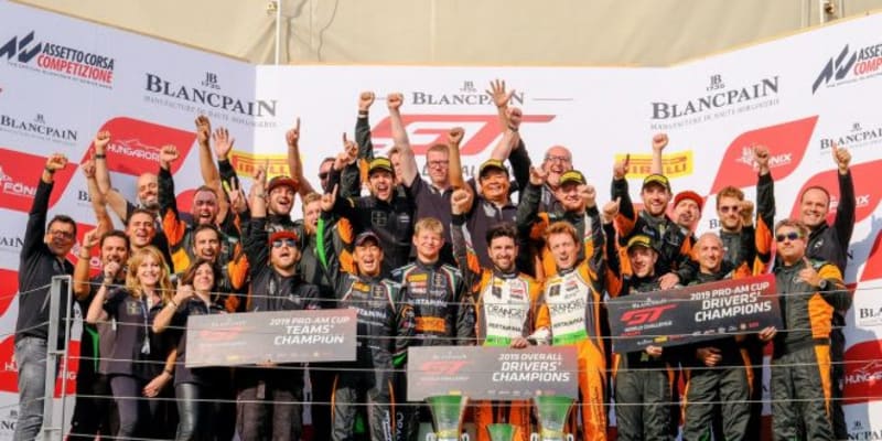 カルダレッリ＆マペッリ組がブランパンGTワールドチャレンジ・ヨーロッパ初代王者に！ 濱口弘もPro／Amで戴冠