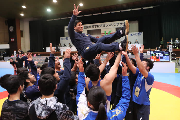 ＜レスリング＞日体大柏（千葉）が鹿島学園（茨城）を破って3年連続3度目の優勝…2019年全国高校選抜大会・第2日（学校対抗戦）
