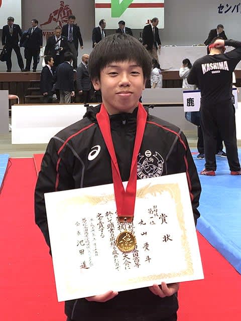 丸山（中京院中京）初V　全国高校選抜大会レスリング51キロ級　