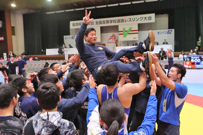 ＜レスリング＞【2019年全国高校選抜大会・特集】快勝続きで3連覇達成、すでに“伝統”がモチベーションか？…千葉・日体大柏