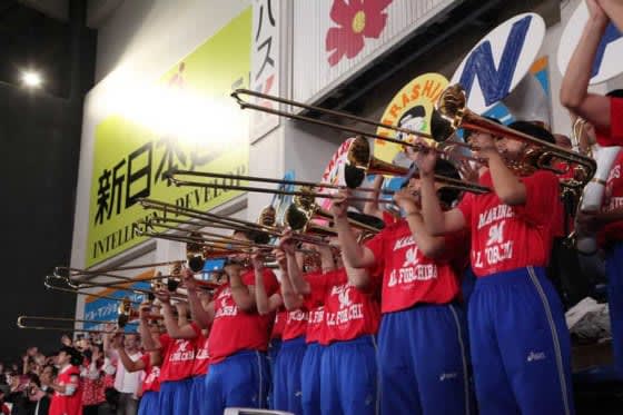ロッテ6・4中日戦で“美爆音”習志野吹奏楽部が来場！　「全力で応援したい」