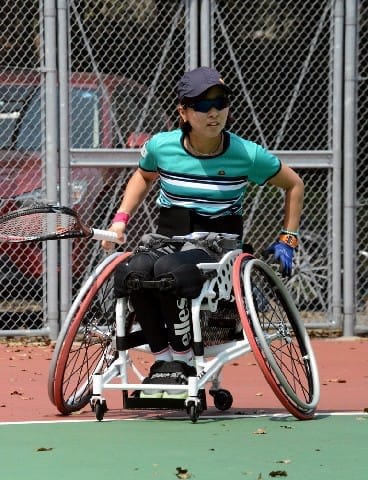 大谷（女子複）上地と頂点目指す　飯塚国際車いすテニス２３日開幕