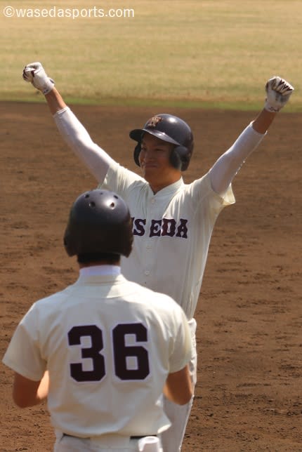 久郷が9回完投。加藤の適時打などで６点を挙げ快勝／立大１回戦